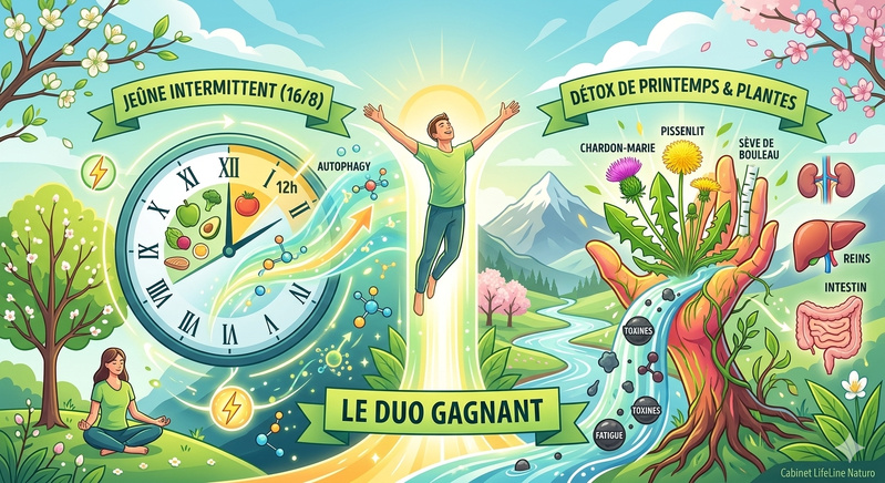 Jeûne Intermittent & Détox de Printemps : Le Duo Gagnant pour Régénérer votre Organisme Jeûne Intermittent & Détox de Printemps : Le Duo Gagnant pour Régénérer votre Organisme