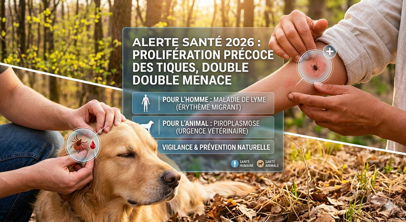 Alerte Santé 2026 : La prolifération précoce des tiques menace humains et animaux de compagnie 🐾🌲 Alerte Santé 2026 : La prolifération précoce des tiques menace humains et animaux de compagnie 🐾🌲