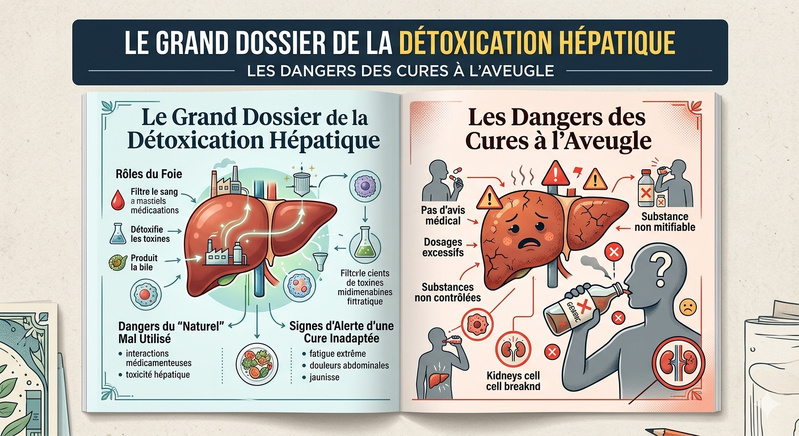 Le Grand Dossier de la Détoxication Hépatique : Les Dangers des Cures à l'Aveugle