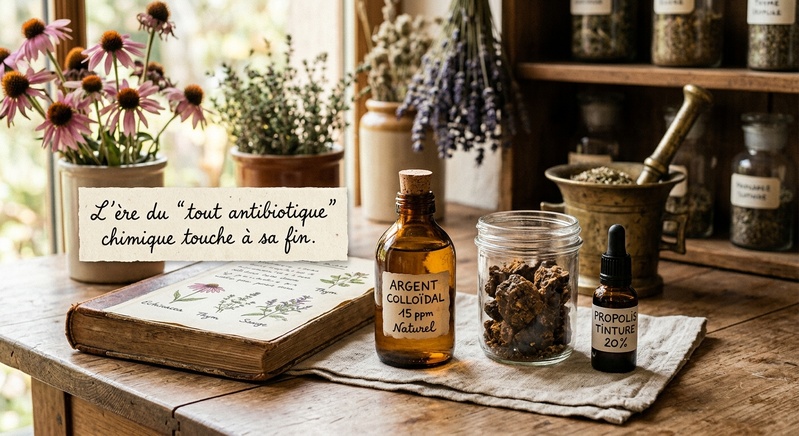 Dossier Spécial : Les Antibiotiques Naturels de l'Avenir : L'Argent Colloïdal et la Propolis Dossier Spécial : Les Antibiotiques Naturels de l'Avenir : L'Argent Colloïdal et la Propolis