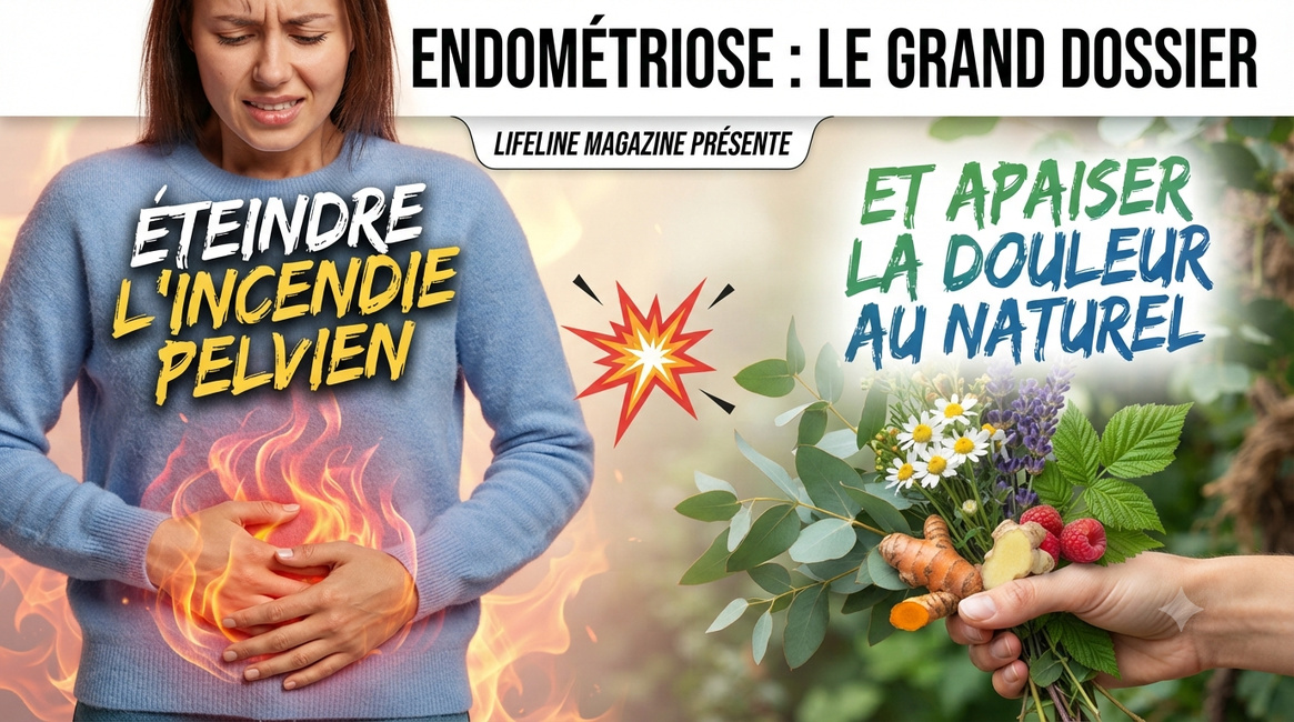 ENDOMÉTRIOSE : LE GRAND DOSSIER POUR ÉTEINDRE L'INCENDIE PELVIEN ET APAISER LA DOULEUR AU NATUREL 🌿💥