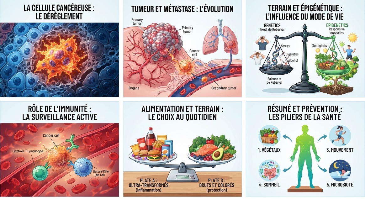 🧬 COMPRENDRE LE CANCER POUR NE PLUS EN AVOIR PEUR