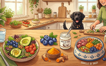Cuisiner pour soi et pour son chien : Les Super-Aliments Communs pour une Longévité Partagée