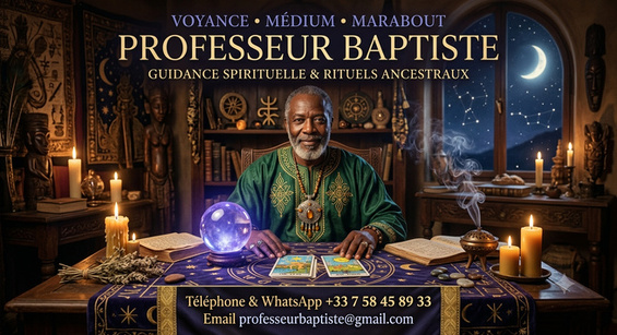 🔮 Voyant Médium Professeur Baptiste à Nancy : Voyance Amoureuse, Réussite Professionnelle 