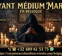Voyant Médium MARCEL à Bruxelles, Liège, Charleroi et Namur en Belgique : voyance amoureuse, santé, chance protection au +32-489 61 53 75 et Whatsapp
