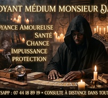 Monsieur DAB Voyant Médium à Nantes, Rezé, Saint-Herblain et Orvault en Pays de la Loire : 🔮 Voyance amoureuse, travail, santé, protection Famille et chance : Tel et Whatsapp : ☎️ 07 44 18 89 19